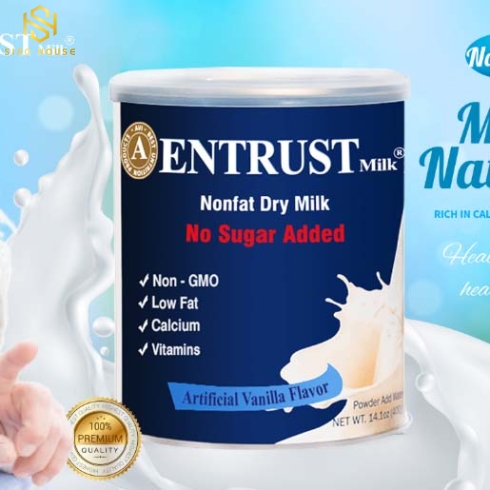 Sữa bột không đường ENTRUST Milk 400g