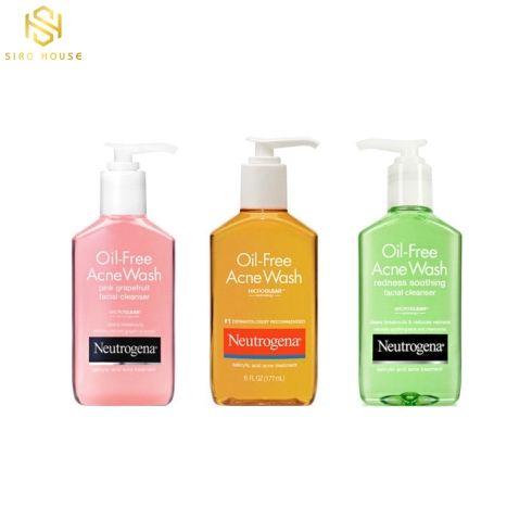 Sữa rửa mặt trị mụn NEUTROGENA Acne Wash 177mL - 269mL 