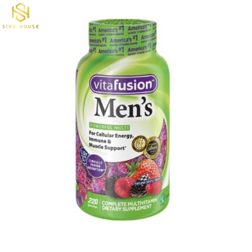 Kẹo dẻo vitamin tổng hợp VITAFUSION Men