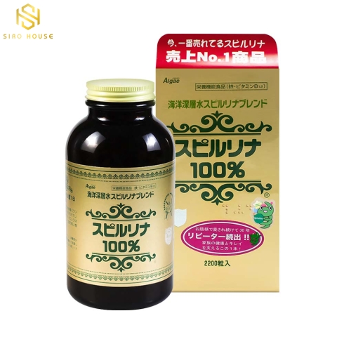 Tảo xoắn Spirulina Nhật Bản – 2200 viên
