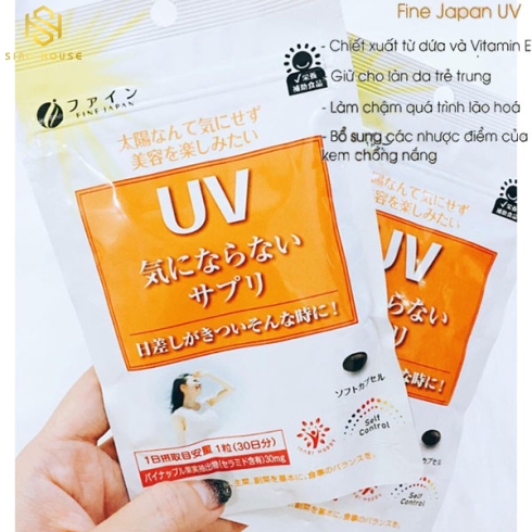 Viên Uống Chống Nắng UV Fine Japan