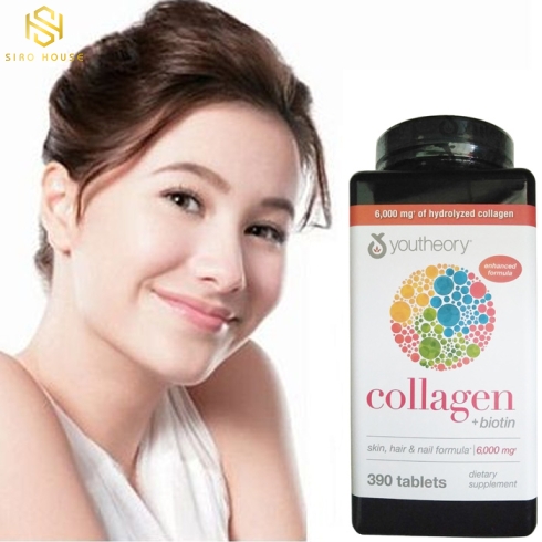 Viên uống Collagen Youtheory 390 viên của Mỹ