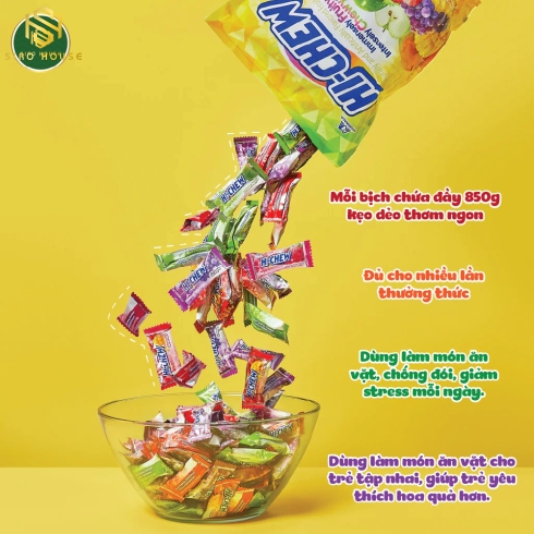  Kẹo mềm trái cây MORINAGA Hi-Chew 850g
