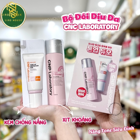 Set kem chống nắng + Xịt khoáng CNP Laboratory