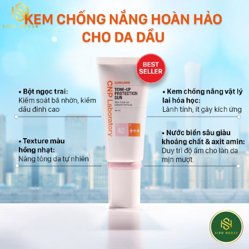 Set kem chống nắng + Xịt khoáng CNP Laboratory