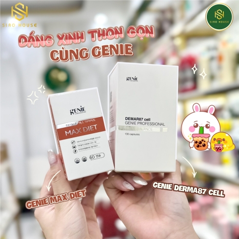 Viên uống thảo mộc giảm cân GENIE Max Diet 60v (