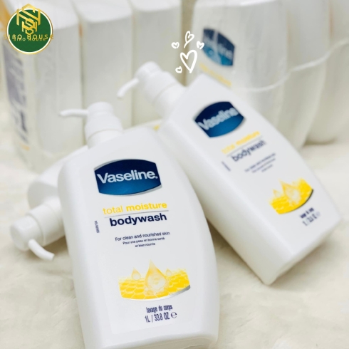 Sữa tắm dưỡng ẩm VASELINE Total Moisture Body Wash 1000mL