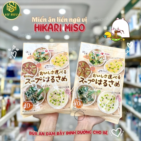 Miến ăn liền ngũ vị HIKARI Miso (Bịch 10 gói)