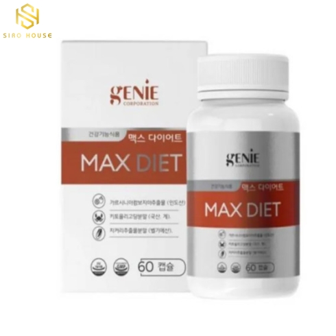 Viên uống thảo mộc giảm cân GENIE Max Diet 60v (