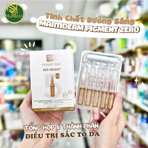 Tinh chất dưỡng sáng, giảm nám MARTI DERM La Formula Pigment Zero DSP-Bright (Hộp 5 ống x 2mL)