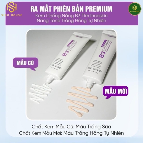Kem chống nắng INNOSKIN B3+ Suncream 50g 
