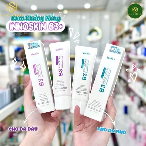 Kem chống nắng INNOSKIN B3+ Suncream 50g 