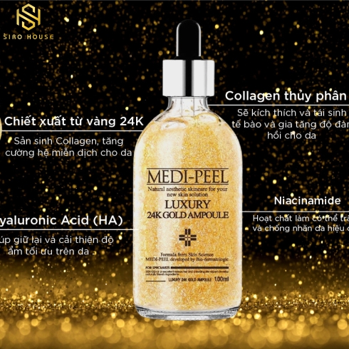 Tinh Chất Medi-Peel Luxury 24K Gold Ampoule 100ml