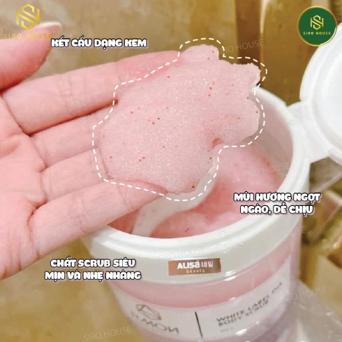 Tẩy tế bào chết RMON White Label Dia Body Scrub 400g