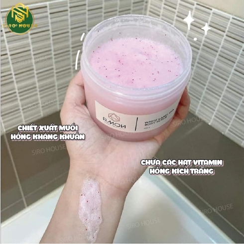 Tẩy tế bào chết RMON White Label Dia Body Scrub 400g