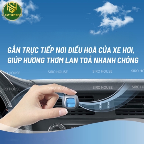 Tinh dầu thơm xe hơi FEBREZE Downy vỉ 5 mùi