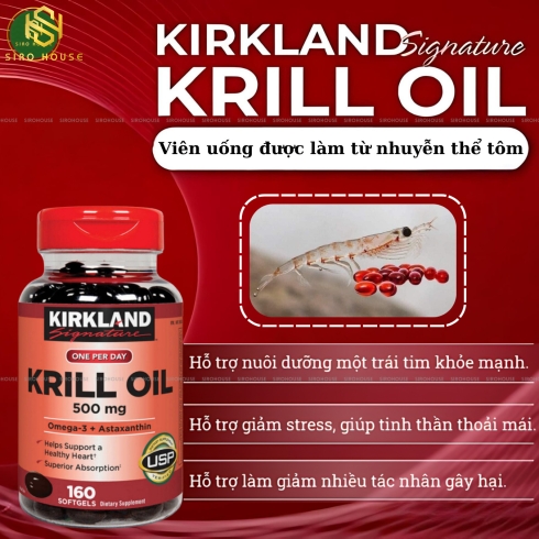 Viên nhuyễn thể Krill oil