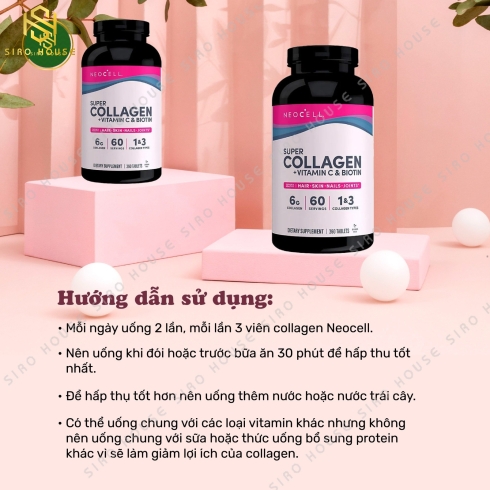 [New] Viên uống collagen NEOCELL Super Collagen +C 