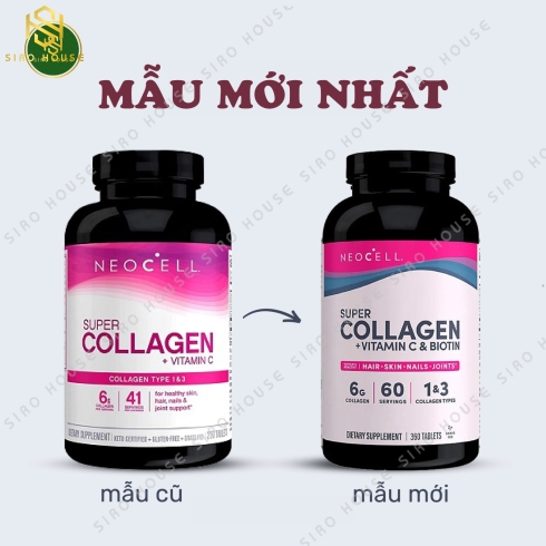 [New] Viên uống collagen NEOCELL Super Collagen +C 