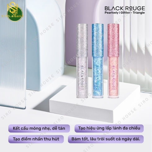 Gel nhũ mắt BLACK ROUGE Pearlvely i Glitter 