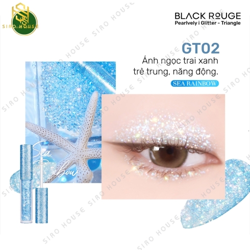 Gel nhũ mắt BLACK ROUGE Pearlvely i Glitter 