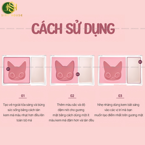 Má hồng kem BLACK ROUGE Dewy Whip Cheek And Beam 