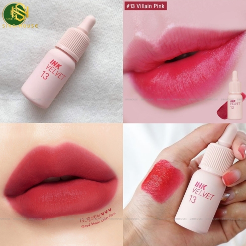 Son kem lì Peripera Lip Tint INK Velvet Tint #12 & #13 