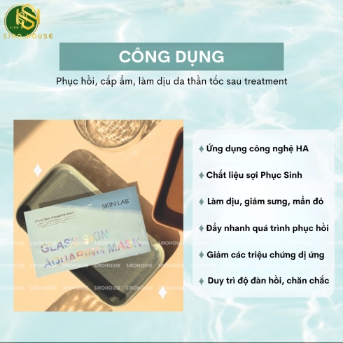 Mặt nạ SKIN LAB Glass Skin Aquaring Mask 30g 