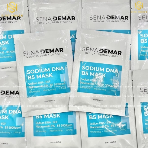 Mặt nạ cấp ẩm, dưỡng trắng, phục hồi da Sena Demar Sodium DNA B5 mask
