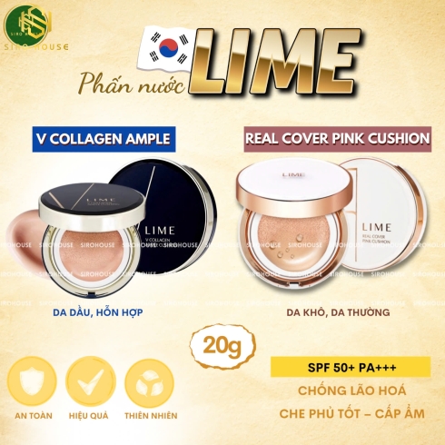 Phấn Nước LIME Cushion SPF 50+/PA+++ 20g