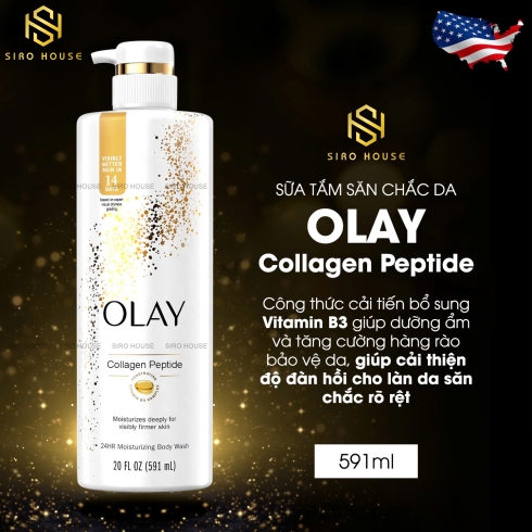 Sữa tắm dưỡng ẩm OLAY Mỹ 591ml
