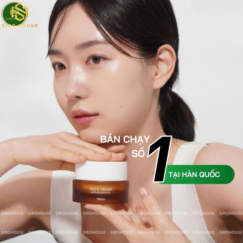 Kem dưỡng da cổ VELLA Neck Cream Concentrate 50mL