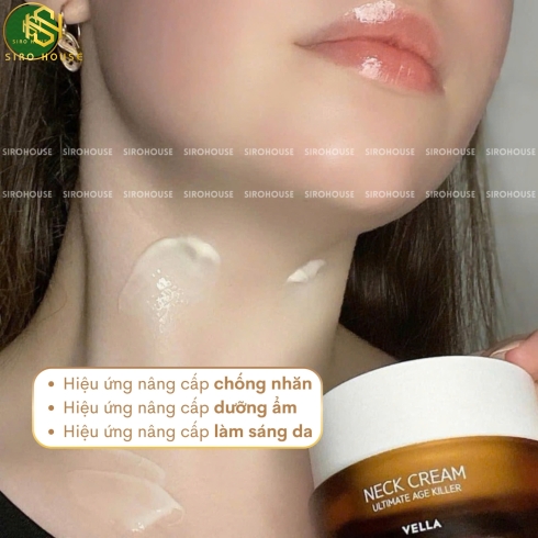 Kem dưỡng da cổ VELLA Neck Cream Concentrate 50mL