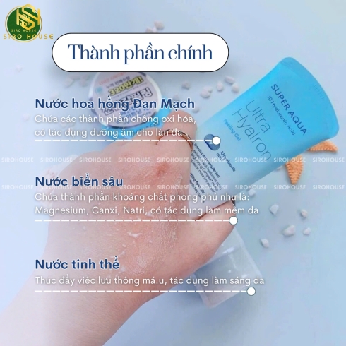 Gel tẩy da chết MISSHA Super Aqua Ultra Hyalron 100mL