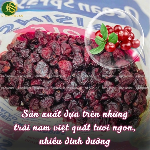 Nam việt quất sấy OCEAN SRAY Craisins Dried Cranberries 1.81kg