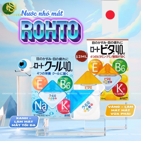  Thuốc Nhỏ Mắt Rohto Vita Nhật Bản 12ml