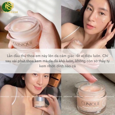 Kem dưỡng ẩm CLINIQUE Moisture Surge 100H 200mL