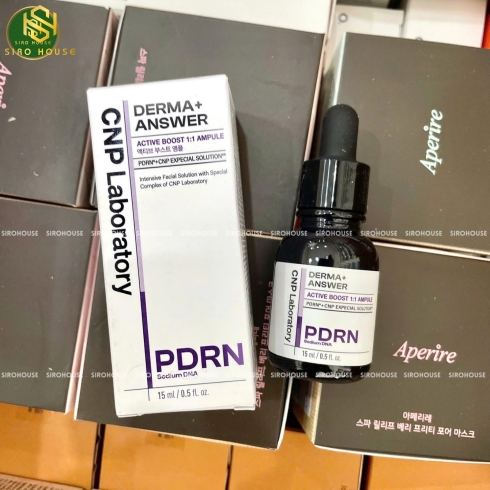 Tinh chất hỗ trợ tái sinh CNP Pdrn Derma Answer Active Boost Ampule 15mL