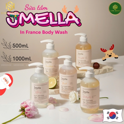  Sữa tắm nước hoa JMELLA In France 500ml & 1000ml