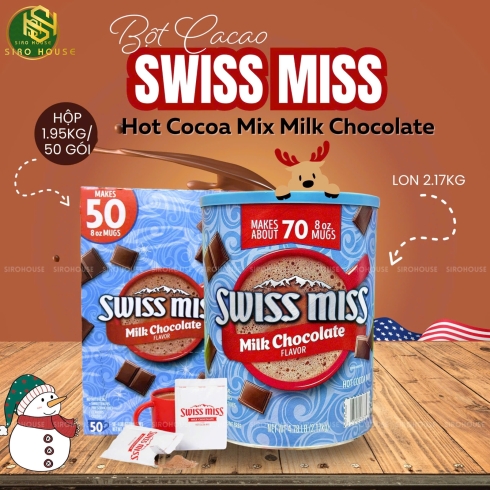 Bột cacao SWISS MISS Hot Cocoa Milk Chocolate 2.17 kg 