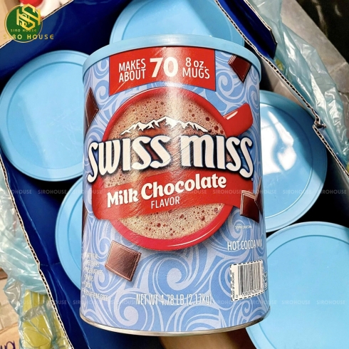 Bột cacao SWISS MISS Hot Cocoa Milk Chocolate 2.17 kg 