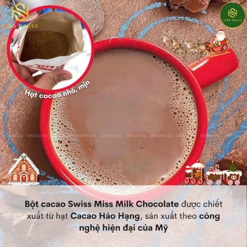 Bột cacao SWISS MISS Hot Cocoa Milk Chocolate 2.17 kg 