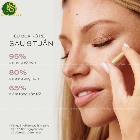 Viên uống sáng da mờ nám HUSH & HUSH SkinCapsule Brighten+ 60 viên