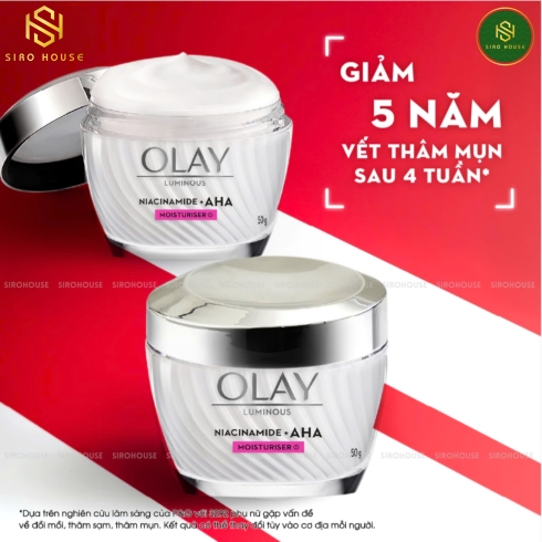 Kem dưỡng OLAY Niacinamide AHA Moisturiser 50g