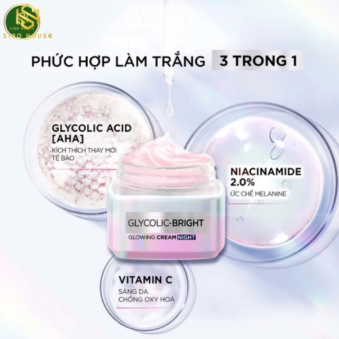 Kem dưỡng trắng ban đêm L
