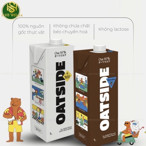      Sữa Yến Mạch OATSIDE Barista Blend 200ml x 3 hộp 