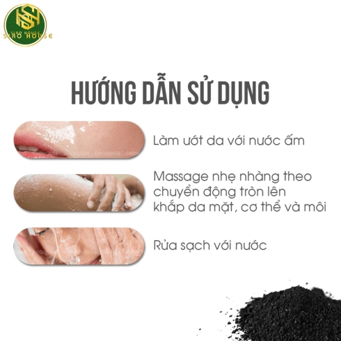 Tẩy tế bào chết ARRAHAN Charcoal 180mL 