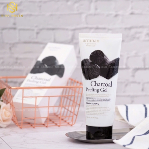 Tẩy tế bào chết ARRAHAN Charcoal 180mL 