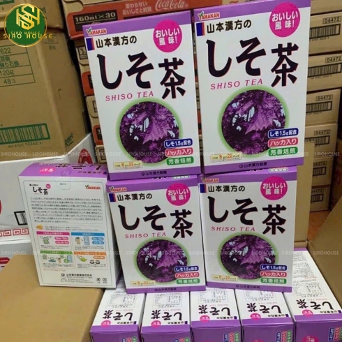 Trà tía tô YAMAKAN Shiso Tea 8g x 22 gói