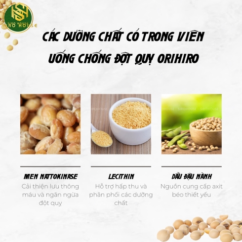 Viên uống chống đột quỵ ORIHIRO 4000FU 60 viên